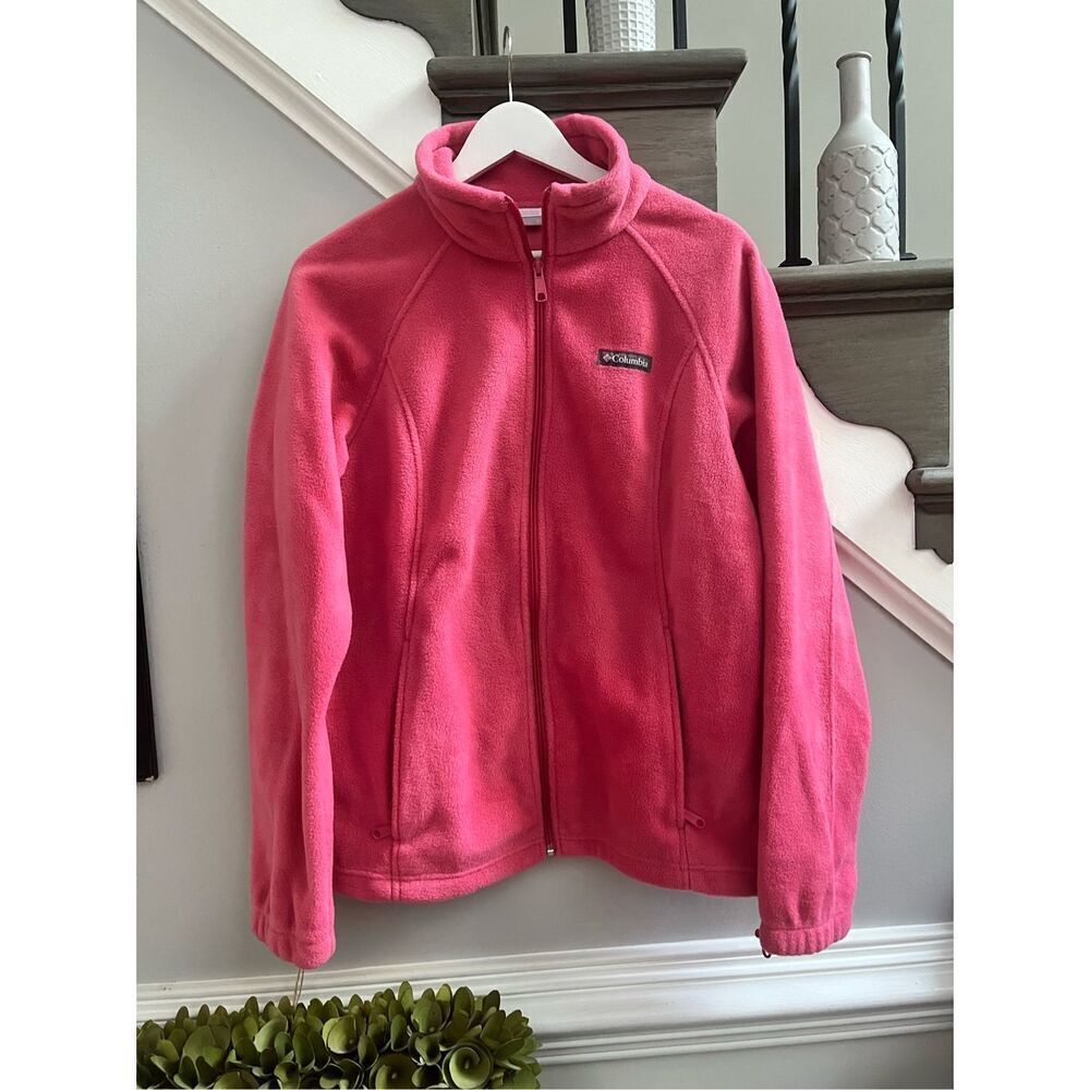 Columbia Punk Full Zip Fleece Jacket Sz L EUC